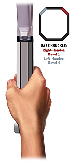The continental backhand grip