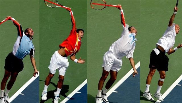 Pronation in the tennis serve