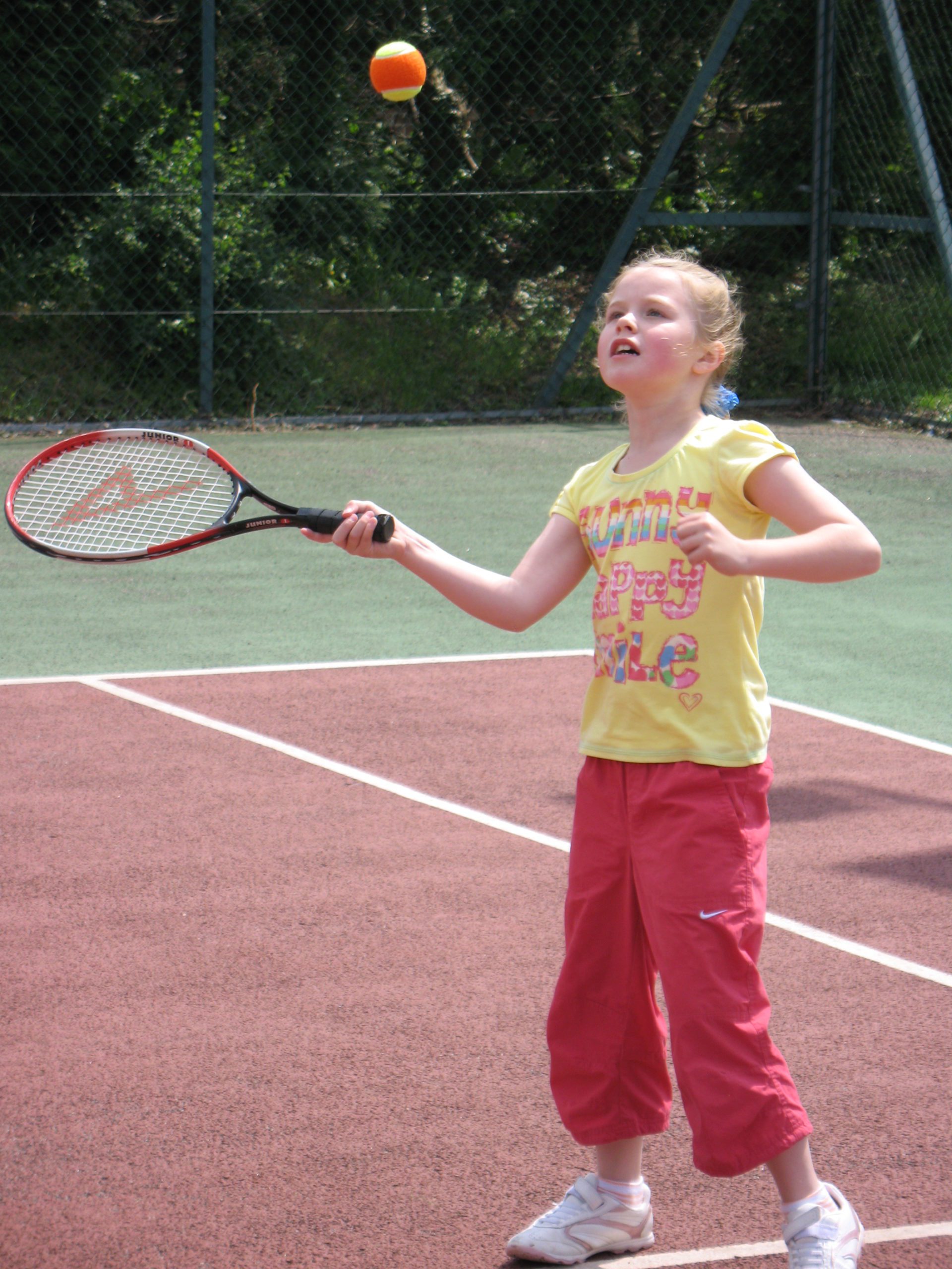 Coaching tennis