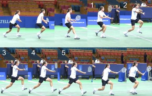 Some tennis volley exercises